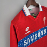 1996 Universidad Católica Away Retro Long Sleeve  Soccer Jersey(长袖）