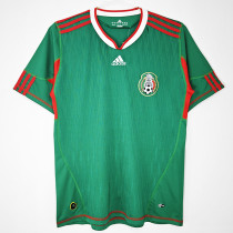 2010 Mexico Home Retro Soccer Jersey