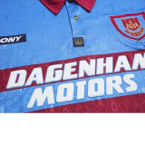 1995/1997 West Ham Away Long Sleeve Retro Soccer Jersey （西汉姆客长袖)