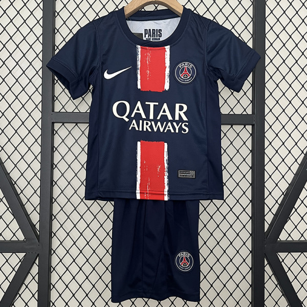 24/25 PSG  Home Kids Soccer Jersey