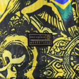2024 Brazil Christ statue Yellow Player Version Soccer Jersey
