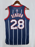 22/23  ROCKETS SENGUN #28 Blue Top Quality Hot Pressing NBA Jersey (City Edition)城市版