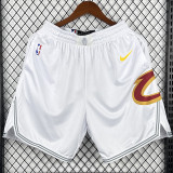 23/24  Cavaliers Home White Top Quality NBA Pants