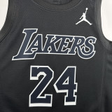 Lakers KOBE # 24 Black  Top Quality Hot Pressing NBA Jersey(Honor Edition)荣耀版