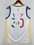 WARRIORS MEXICO #30 White Edition Top Quality Hot Pressing NBA Jersey (V领）