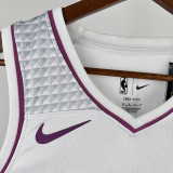 Timberwolves EDWARDS #5 White and Pink Edition Top Quality Hot Pressing NBA Jersey