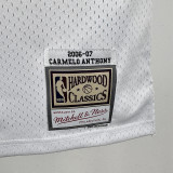 06/07 Nuggets Anthony #15White ABA Retro Night Top Quality Hot Pressing NBA Jersey