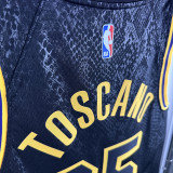 Lakers ANDERSON # 95 Snake's Skin Black Top Quality Hot Pressing NBA Jersey(Honor Edition)荣耀版