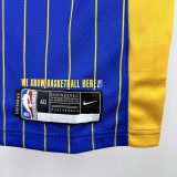 19/20 Indiana Pacers HALIBURTON #0 Blue Zhiwen City Edition Top Quality Hot Pressing NBA Jersey 城市版