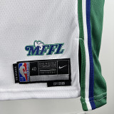 75th Anniversary Dallas Mavericks LRVING #11 White Top Quality Hot Pressing City Edition NBA Jersey（城市版）