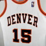 06/07 Nuggets Anthony #15White ABA Retro Night Top Quality Hot Pressing NBA Jersey