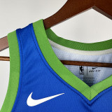 Dallas Mavericks LRVING #11 Blue Gradient Top Quality Hot Pressing  NBA Jersey