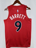 22/23 Raptors Away BARRETTF # 9 Red Top Quality Hot Pressing NBA Jersey