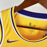 22/23 Lakers ANTHONY # 7 Yellow Top Quality Hot Pressing NBA Jersey(圆领）
