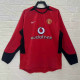 2002/2003 Man Utd Home Long sleeve Retro soccer jersey (长袖)