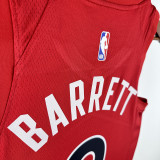 22/23 Raptors Away BARRETTF # 9 Red Top Quality Hot Pressing NBA Jersey