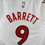 22/23 Raptors Home BARRETTF # 9 White Top Quality Hot Pressing NBA Jersey