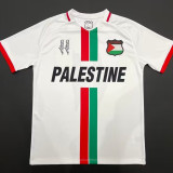 24/25 Palestine White English Special Edition Fans Soccer Jersey(背带广告）