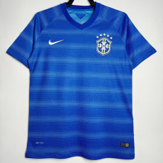 2014 Brazil Away Retro Soccer Jersey