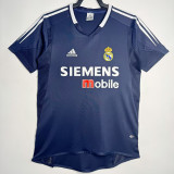 2004/2005 RMA Away Black Retro Soccer Jersey