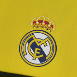 2011/2012 RMA Yellow GoalKeeper Retro Soccer Jersey