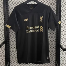 2019/2020 LIV Goalkeeper Black Retro Soccer Jersey
