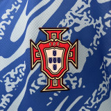 2024 Portugal Goalkeeper Blue  Fans Soccer Jersey