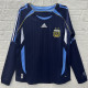 2006 Argentina Away Long Sleeve Retro Soccer Jersey (长袖)