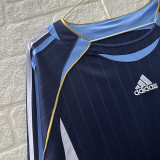 2006 Argentina Away Long Sleeve Retro Soccer Jersey (长袖)