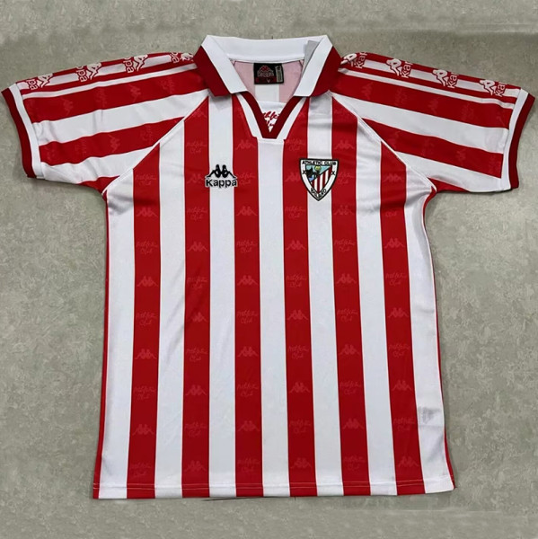 1997/1998  Bilbao Home 100th Anniversary Edition Retro Soccer Jersey