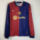 24/25 BAR Home Long sleeve Fans Soccer Jersey ('Spotify')长袖