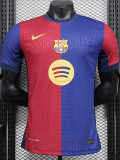 24/25 BAR Home Player Version Soccer Jersey(大胸花）