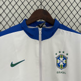 1998 Brazil White Retro  Windbreaker