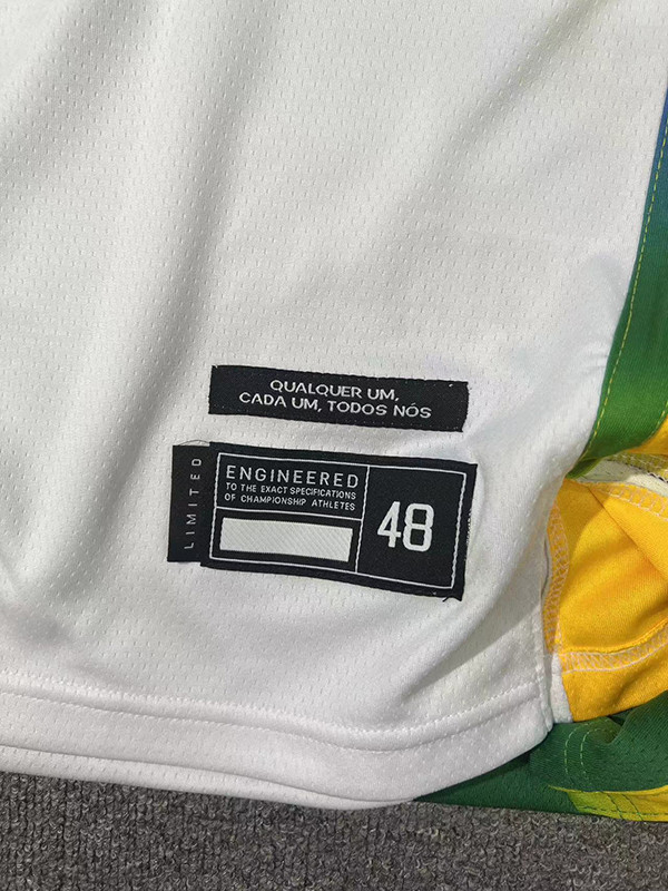 US 26.00 2025 Olympic Game BRASIL YAGO 2 White Basketball Jersey