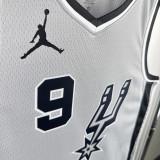 20/21 Sa Spurs PARKER # 9 Grey Flying Man Edition Top Quality Hot Pressing NBA Jersey(飞人）