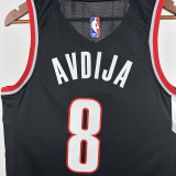 22/23 Trail Blazers AFIDIA #8 Black City Edition Top Quality Hot Pressing NBA Jersey