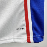 22/23 76ERS GEORGE  # 8 White Home Top Quality Hot Pressing NBA Jersey主场