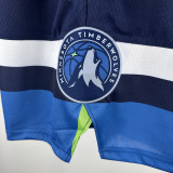 22/23 TIMBERWOLVES  Dark Blue Away Top Quality NBA Pants