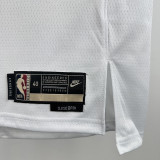22/23 LAKERS BROWNIES # 9 White Retro Top Quality Hot Pressing NBA Jersey(复古白、圆领)