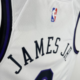 22/23 LAKERS BROWNIES # 9 White City EditionTop Quality Hot Pressing NBA Jersey(城市白、圆领)
