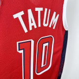 2024 Olympic Game USA TATUM # 10 Red Basketball Jersey