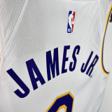 22/23 LAKERS BROWNIES # 9 White Top Quality Hot Pressing NBA Jersey(圆领)