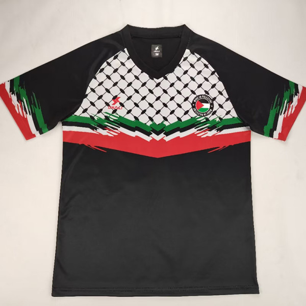 24/25 Palestine Black Pattern version Fans Soccer Jersey