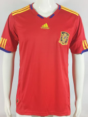 2010 Spain Home Retro Soccer Jersey