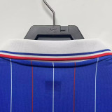 1982 France Home Retro Soccer Jersey