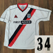 2002/2003 Man City Away Retro Soccer Jersey(带34号)