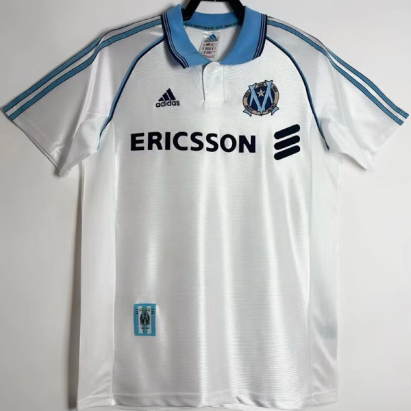 1998/1999 Marseille Home Retro Soccer Jersey