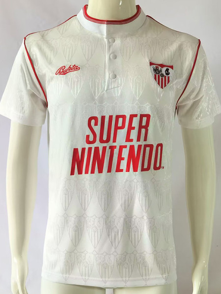 1991/1992 Sevilla Home  Retro Soccer Jersey