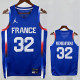 2024 Olympic Game France  Wembanyama #32 Blue Basketball Jersey