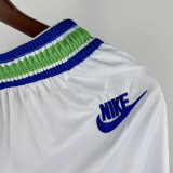 23/24 Timberwolves  White  Top Quality Retro NBA Pants
